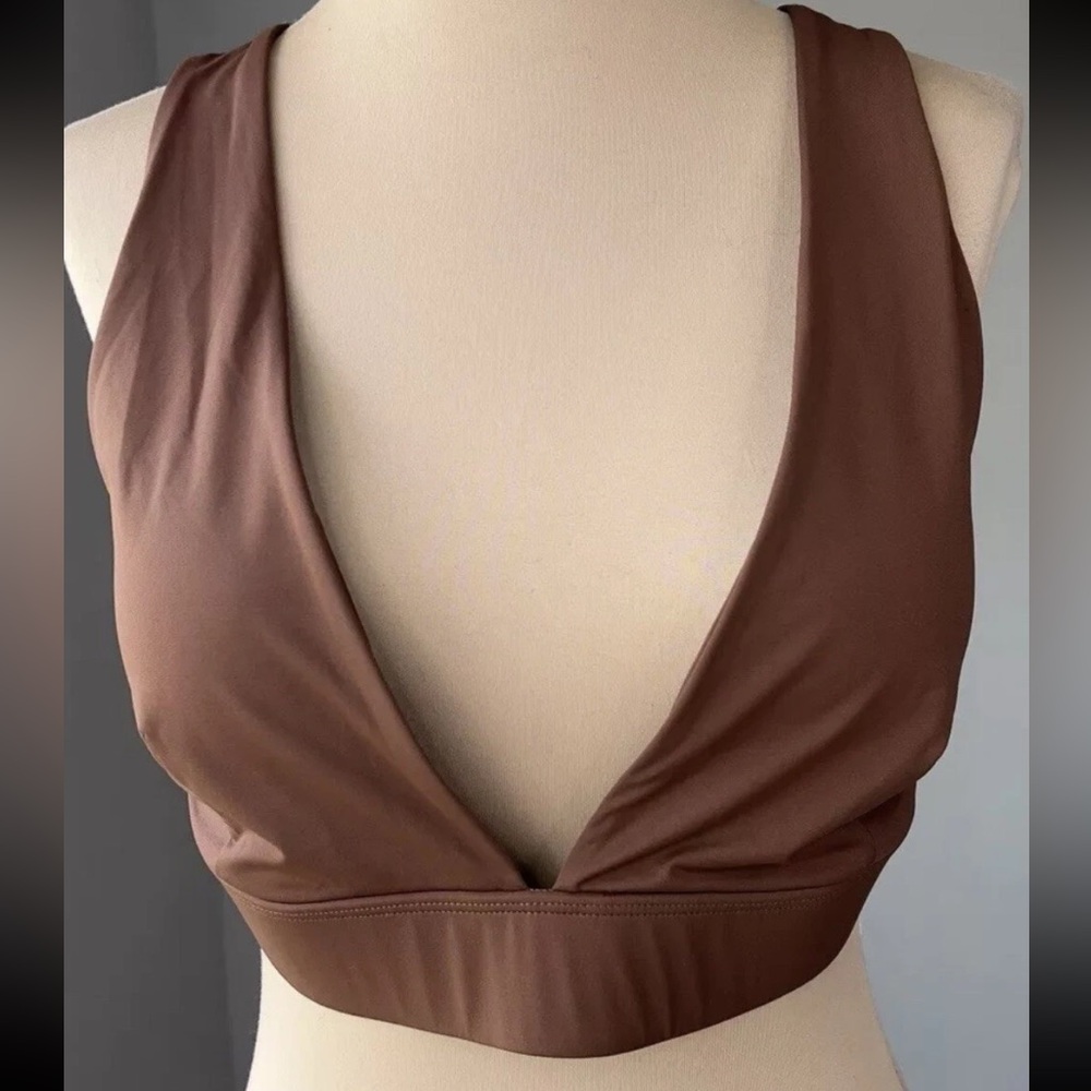NWOT XXL Everlane  Renew Womens Swim wear Triangle tie Back Bikini Top
